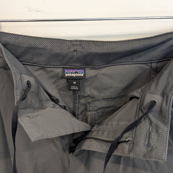 Patagonia dark grey hiking pants Size 10 - Picture 2 of 3